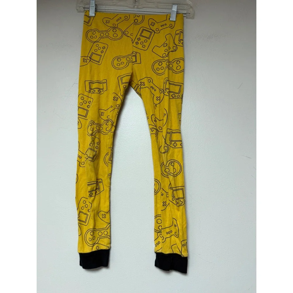 Carters Boys Yellow Video Game Controller Pajama Pants‎ Size 8 Gamer Sleepwear